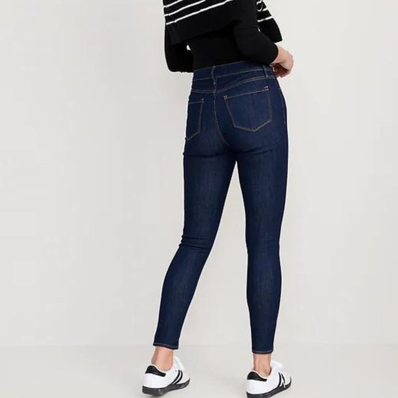 Old Navy High-Waisted Wow Super-Skinny Ankle Jeans for Women New - Picture 2 of 7